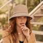 Leichter Damen-Bucket Hat aus Stoff für den Sommer – Lindsay