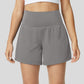 Atmungsaktiv & Schnell trocknend High-Waist Fitnessshorts Damen – Mirabella