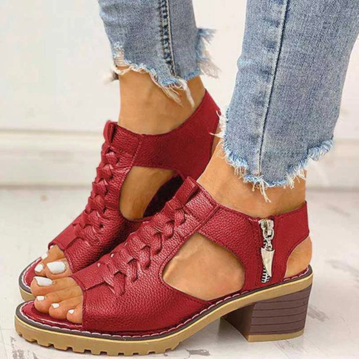 Sarrina | Damen Hochhackige Sandalen