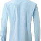Owen – lässiges langarmshirt in volltonfarbe
