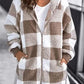 Lässiger Hoodie in Übergröße für Frauen