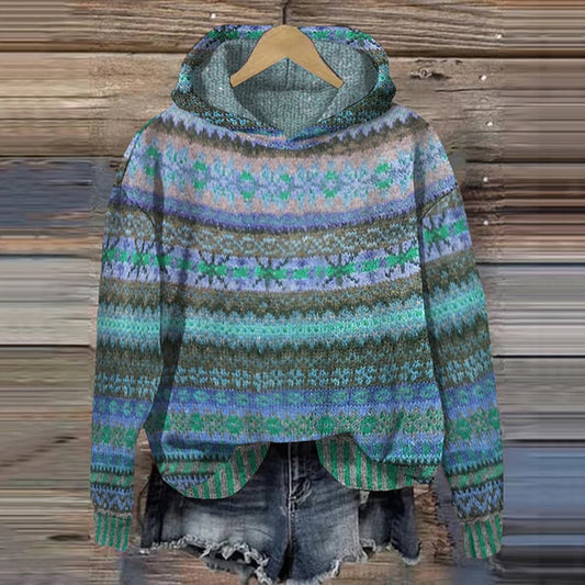 WW | Ethnischer Kapuzenpulli