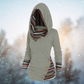 WW - Stylische Tribal-Pullover Mit Kapuze