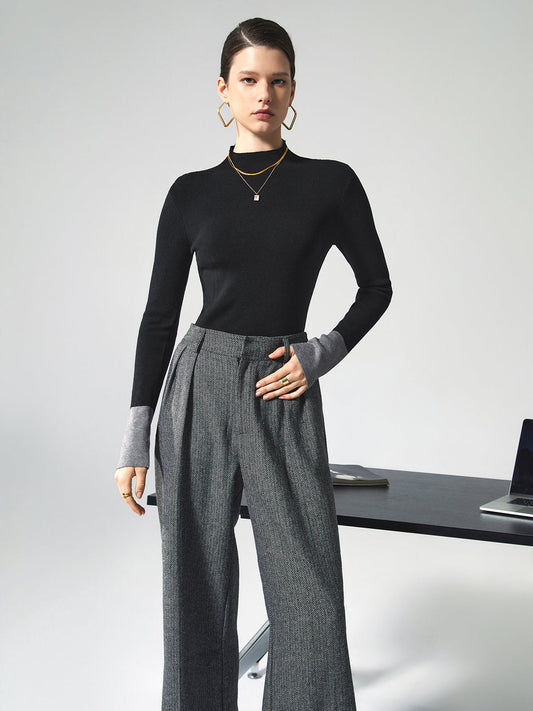 Damen Sommer-Kontrast-Top – Lana