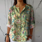 Florale Damen Bluse Langarm