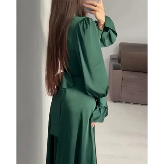 Emerald | Damen Elegantes Hochzeits Gast Kleid | Maxi