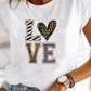 Kurzärmliges Weißes Damen T Shirt | Sommer