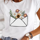 Kurzärmliges Weißes Damen T Shirt | Sommer