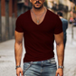 Johnni - herren t-shirt mit v-ausschnitt