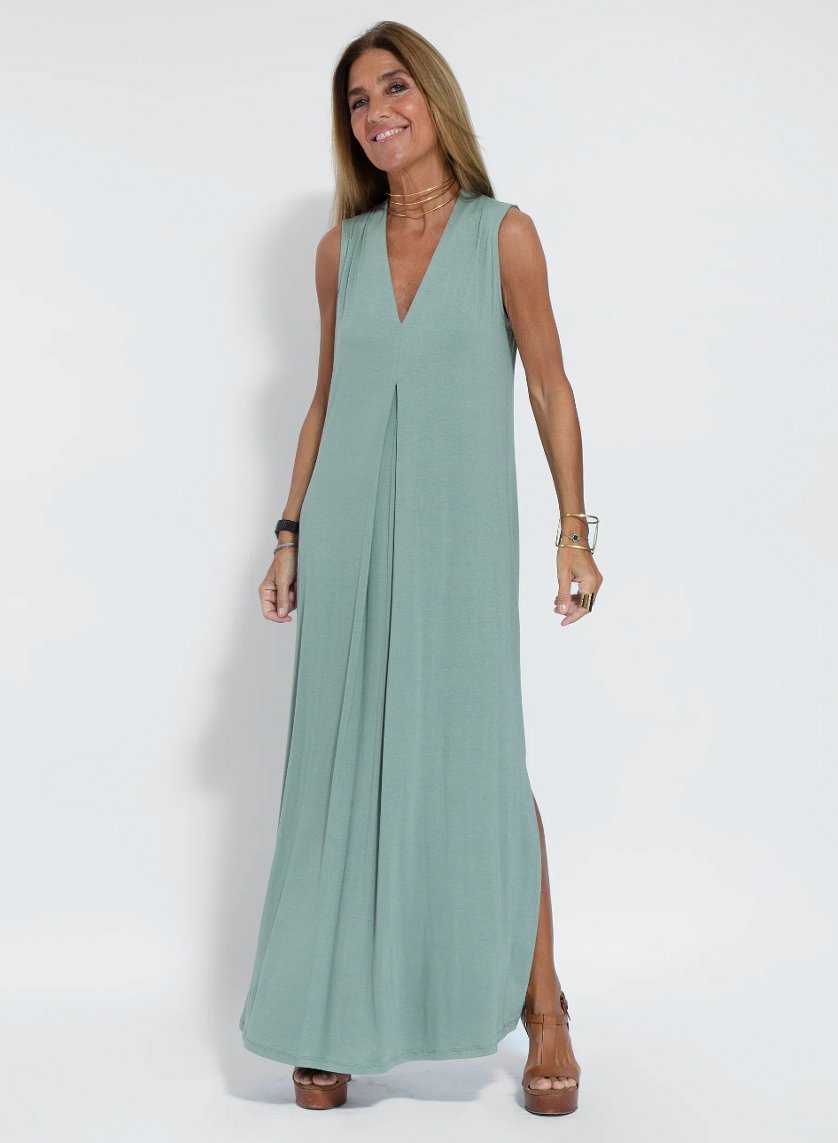 Figurbetontes Kleid mit Weste – Valentina