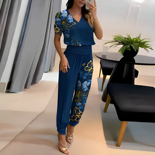 Brigitte - Trendiges set mit bluse und hose