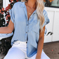 Odessa | Damen Stylische Denim-Bluse