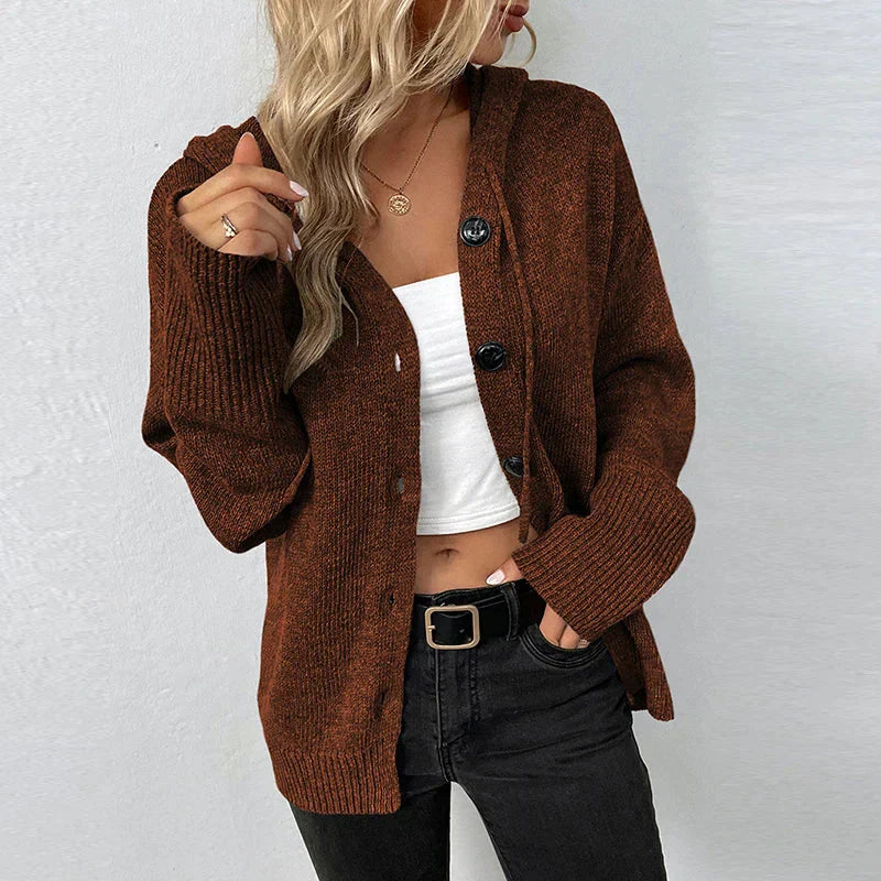 WW | Bequemer Hooded Cardigan