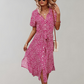 Blumenmuster Kleid: Leichtes Sommerkleid für Frühlingsmode