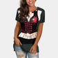 Damen T-Shirt mit Oktoberfest-Bedrucken | Kurzarm