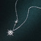 Diamant Hexe | Diamant Hexagramm Anhänger Halskette
