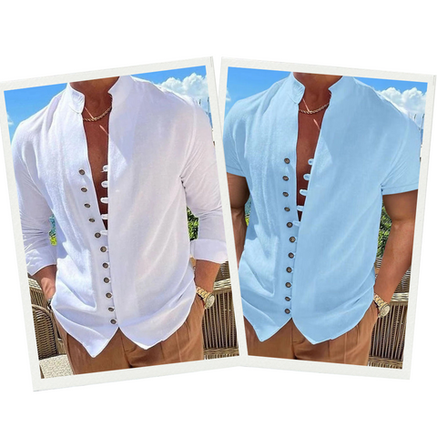 Zavier - Frühlings Herrenhemd | Kurzarmbluse
