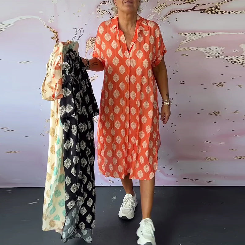 Dini - Kleid mit V-Ausschnit