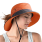 Stylischer Damen UV-Schutz Sonnenhut mit breiter Krempe – Livia