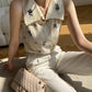 Elegante Vintage Damen Bluse