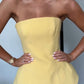 Ärmelloses Damen-Maxikleid mit geripptem Rock für den Sommer