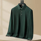 Baumwolle Langarm Herren Poloshirt