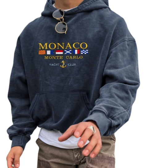 WW | Luxus Monaco Yachtclub Kapuzenpulli