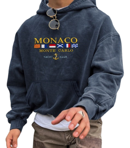 WW | Luxus Monaco Yachtclub Kapuzenpulli