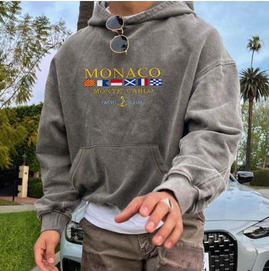 WW | Luxus Monaco Yachtclub Kapuzenpulli