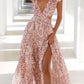 Damen Ärmelloses Maxikleid mit Blumenmuster für den Sommer