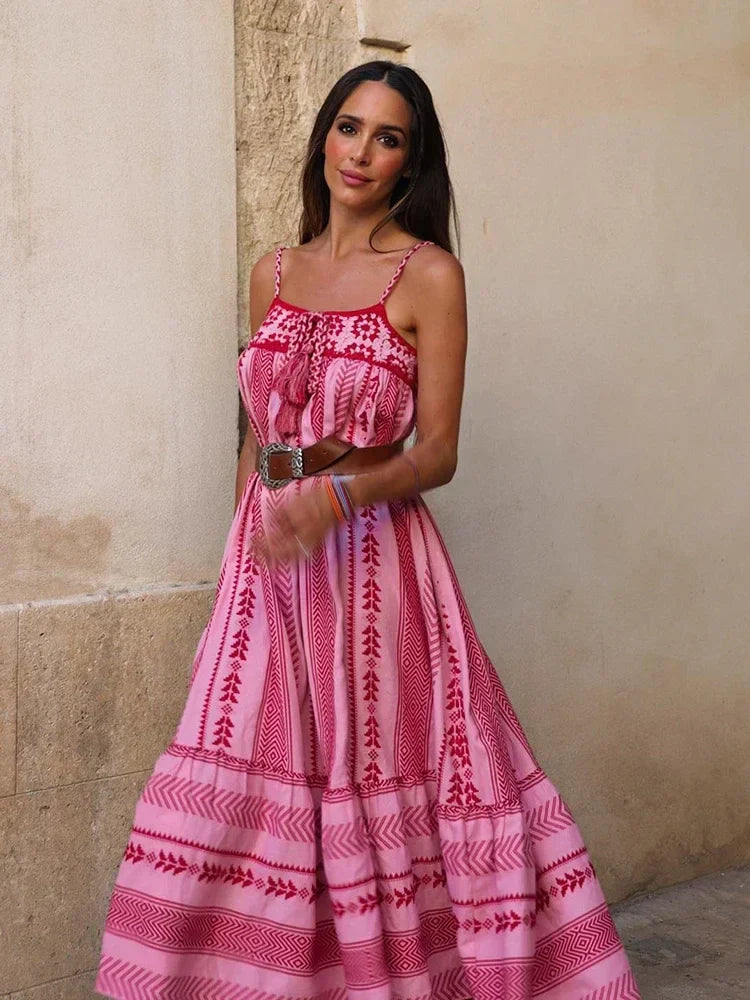 Boho-Chic Korsettkleid: Eleganz für Frühling & Sommer