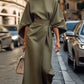 Damen Kleid mit Puffärmeln - Elegant & Festlich
