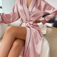 Hochwertiges Satin Nachthemd für Damen