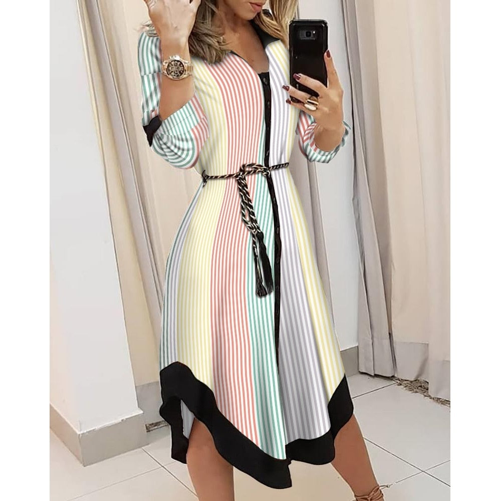 Avellaneda - Elegantes Kleid für Frühling und Herbst Bequeme Passform