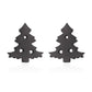 Weihnachts-Ohrstecker aus Silber