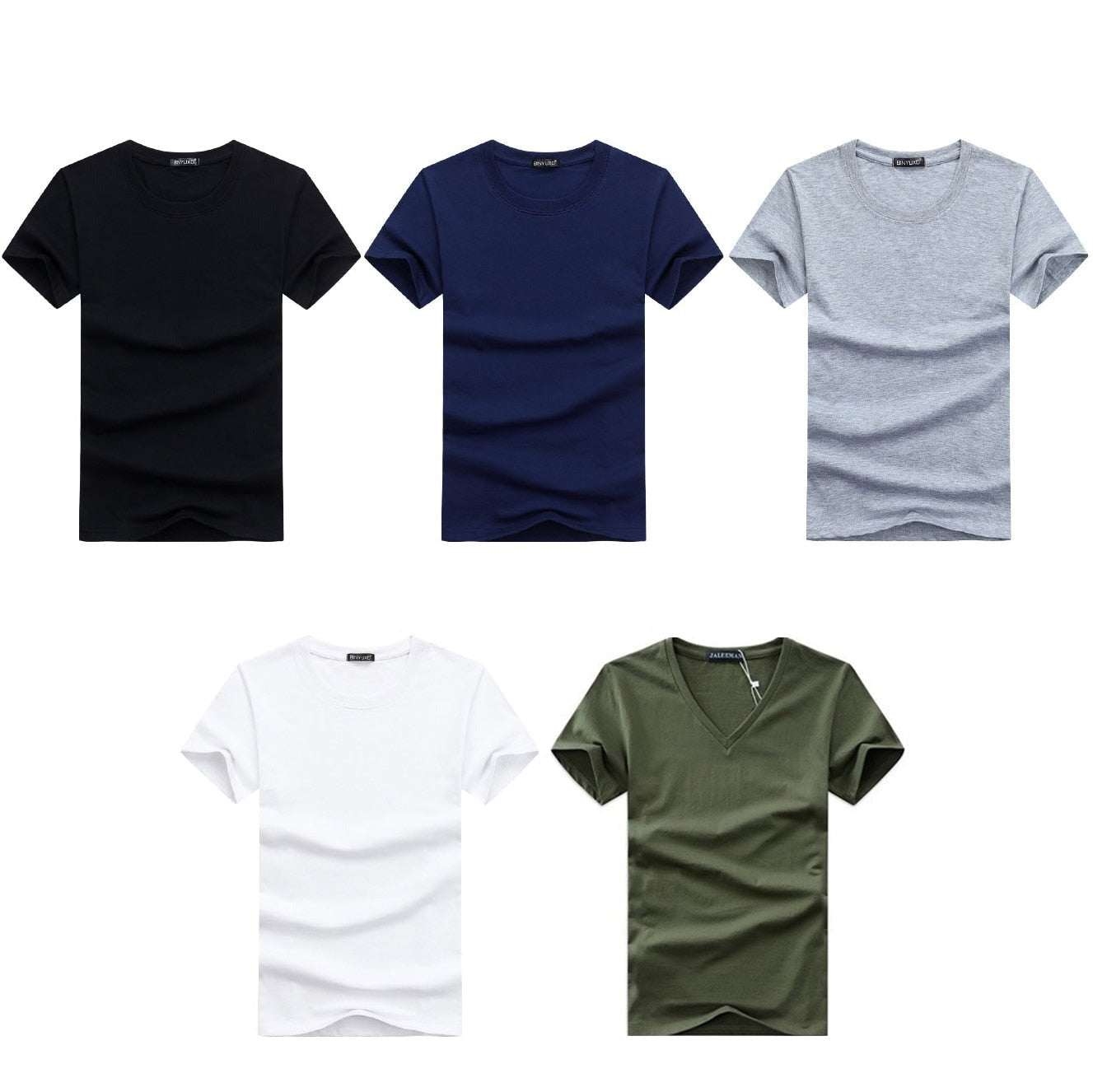 Slim Fit V-Ausschnitt T-Shirt Herren 1+1 GRATIS – Bequem & Alltagstauglich – Jonas