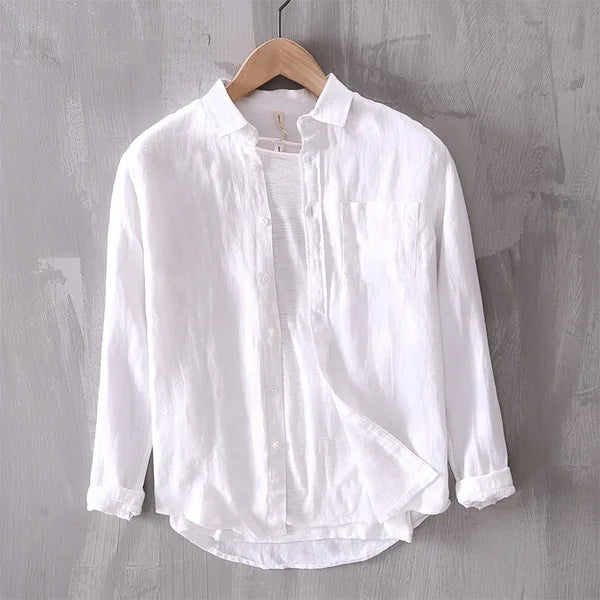 Ralf Langarmhemd mit Button-Down Kragen