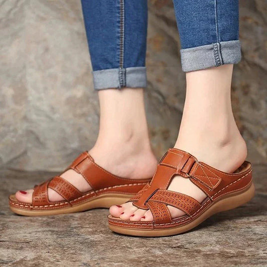 Atmungsaktive Damen-Sandalen für den Alltag mit orthopädischem Komfort – Leila