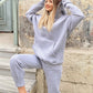 WW Kuschelige Damen-Set mit Hoodie und Sweatpants | Bequeme Pullover-Sweatshirts