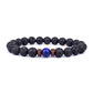 Lava-Männer| Natürliche Lavasteine Armband
