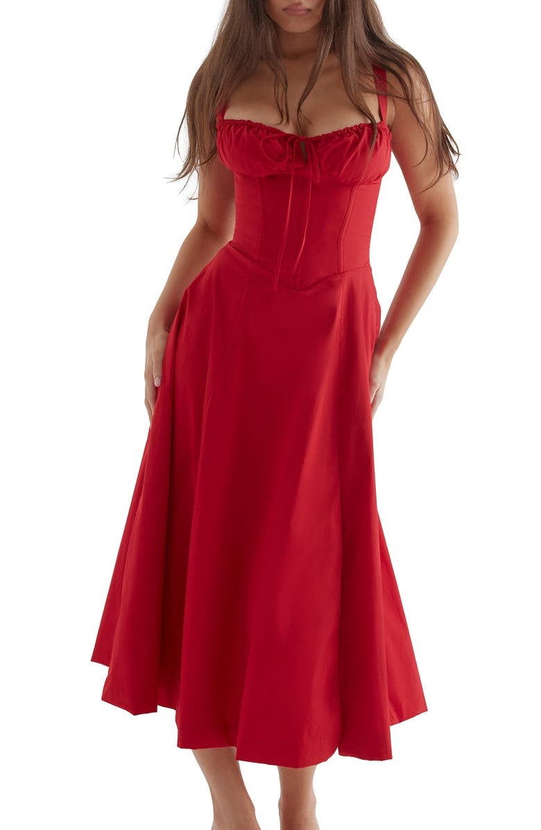 Sophia | Elegantes Damen Midikleid