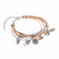 Mehrschichtige Natur Lederarmband
