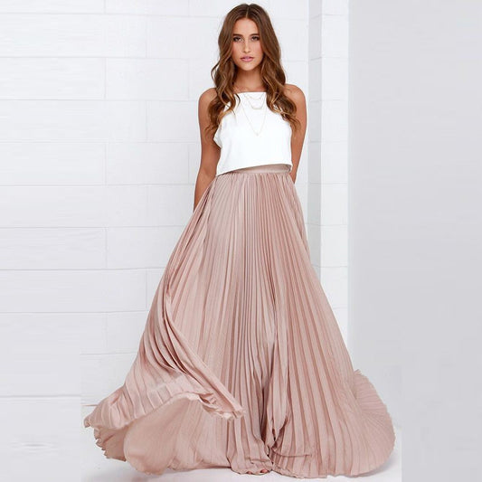 Arra - Eleganter Maxirock Damen im Boho Retro Stil