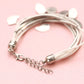 Mehrschichtige Natur Lederarmband