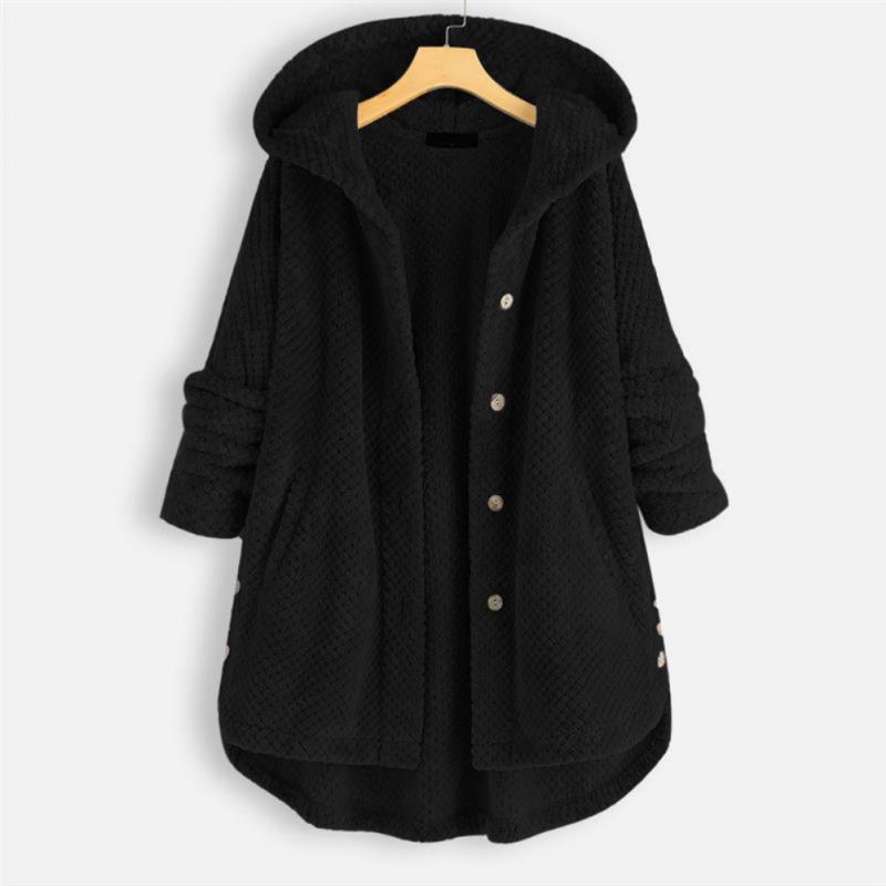 WW | Stylische, Superweiche Fleece-Kapuzenjacke