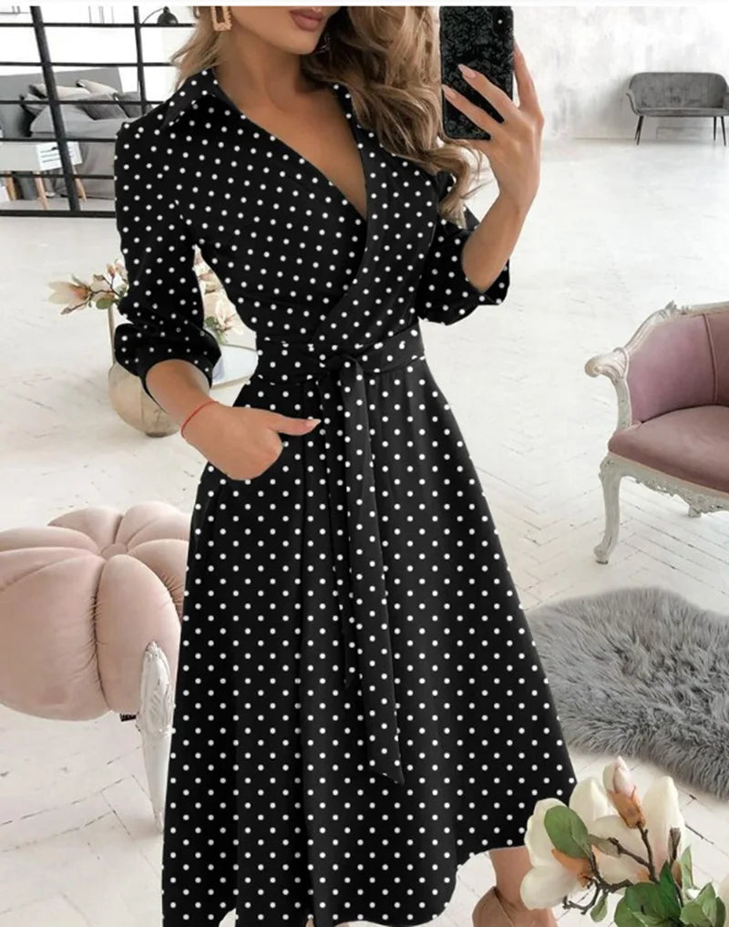 Wickelkleid Mit Gürtel Für Damen | Formell
