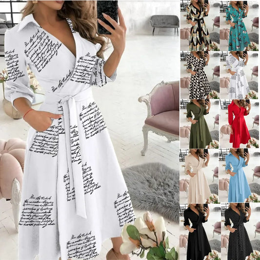 Wickelkleid Mit Gürtel Für Damen | Formell