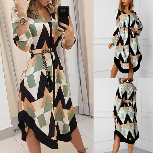 Avellaneda - Elegantes Kleid für Frühling und Herbst Bequeme Passform