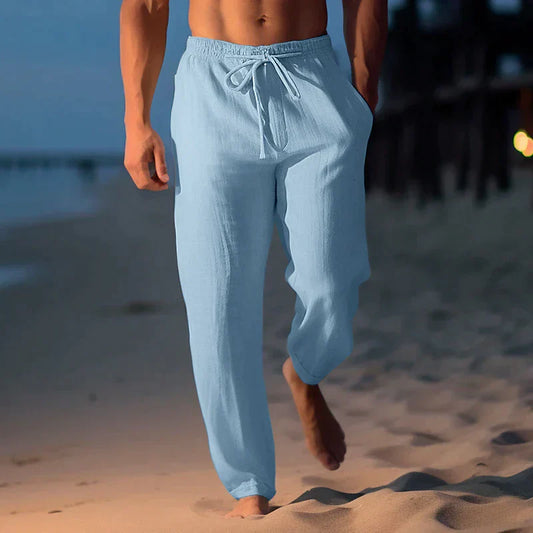 Matthew - stylische leinenhose für herren