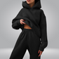WW | Trainingsanzug Lässiges 2-teiliges Hoodie & Sweatpants Set für Damen